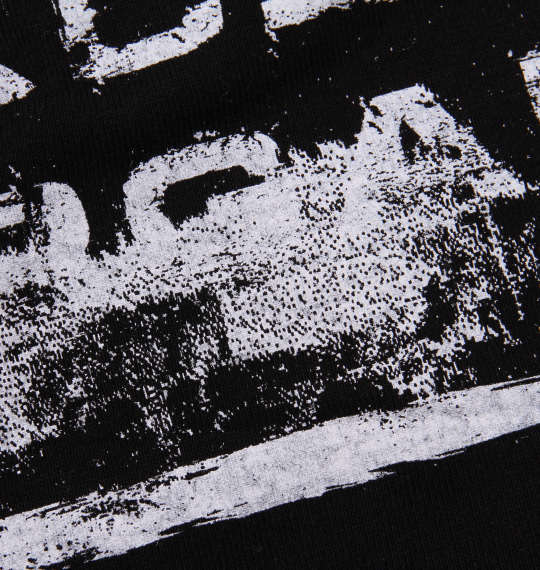 RIMASTER スモーク総柄ノースリーブパーカー+半袖Tシャツ ホワイト×ブラック