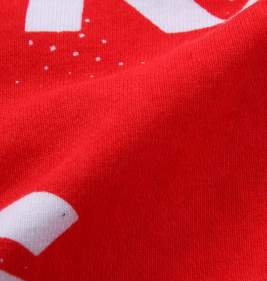 b-one-soul DUCK DUDE総柄プルパーカー ロゴレッド