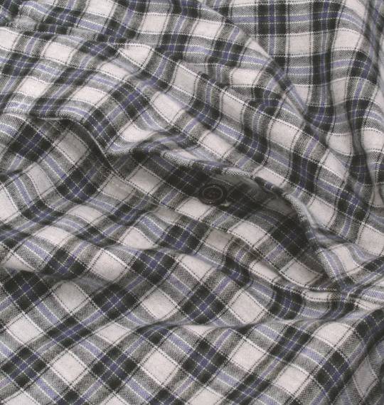 marie claire homme チェックパジャマ(長袖) パープル×グレー