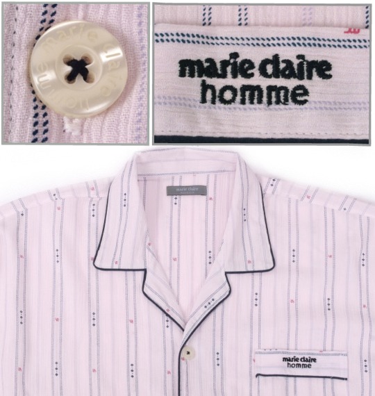 marie claire homme パジャマ(長袖) ライトピンク