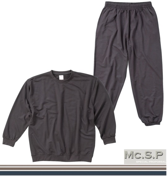 Mc.S.P トレーナーセット チャコール