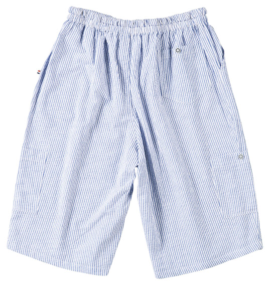 marie claire homme イージーハーフパンツ サックス
