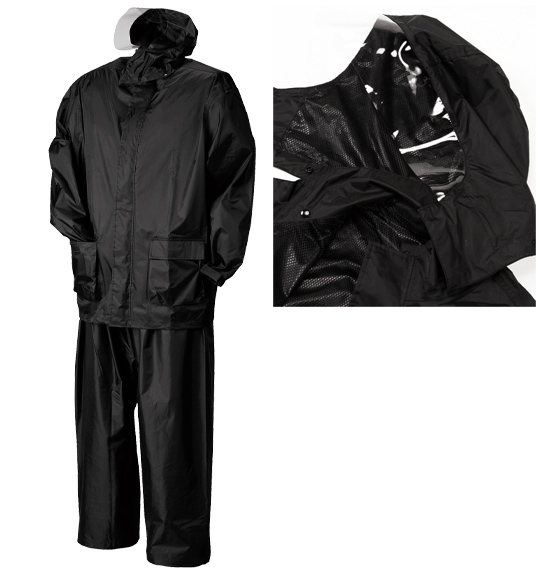 TSA レインスーツ ブラック