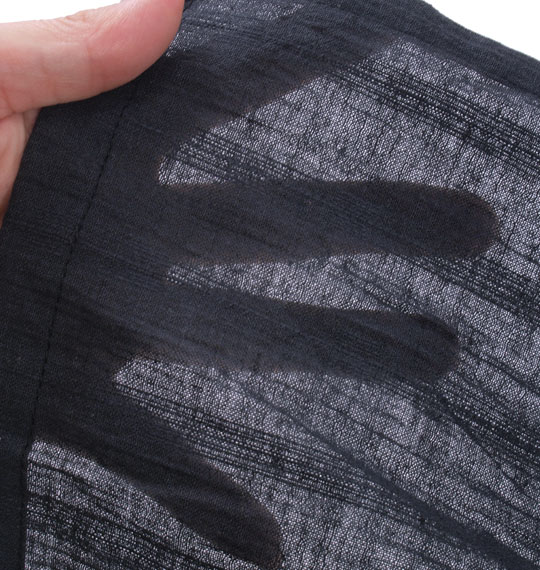 絡繰魂 般若桜甚平 ブラック