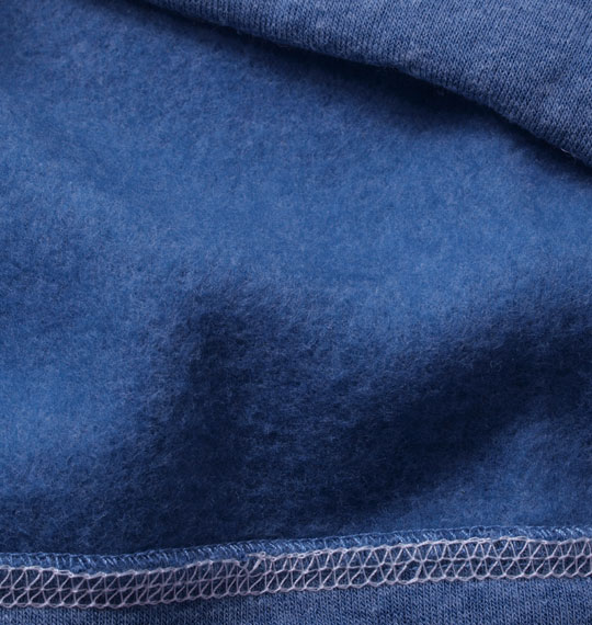 a.v.v HOMME パイル起毛ラグラントレーナーセット ターコイズ×モクグレー