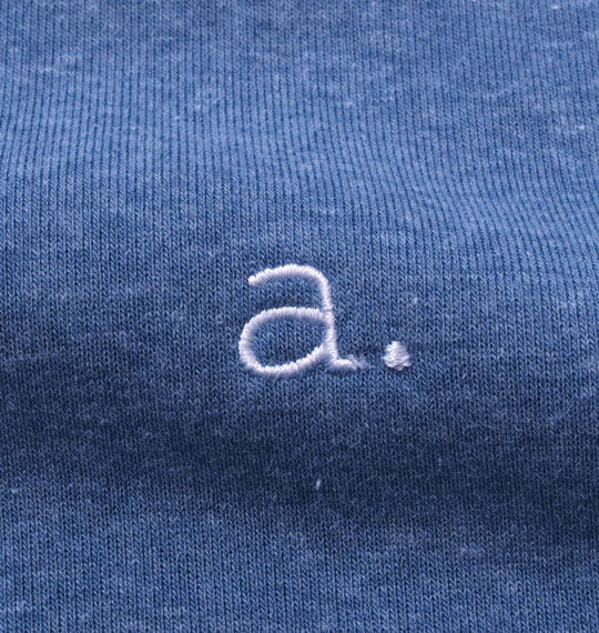 a.v.v HOMME パイル起毛ラグラントレーナーセット ターコイズ×モクグレー