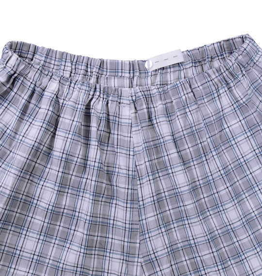 a.v.v HOMME チェック長袖パジャマ グレー系