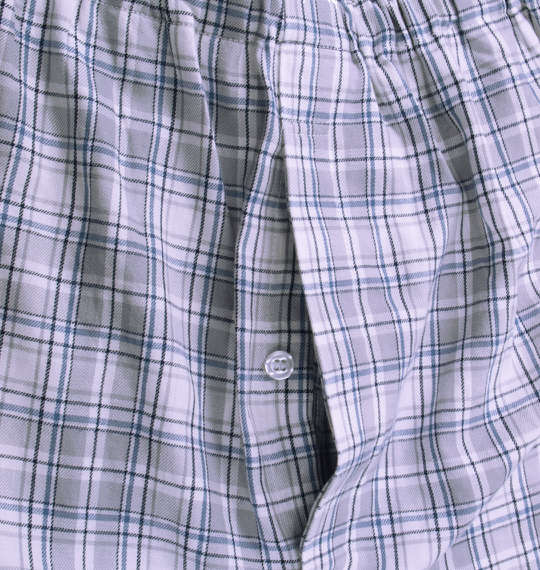 a.v.v HOMME チェック長袖パジャマ グレー系