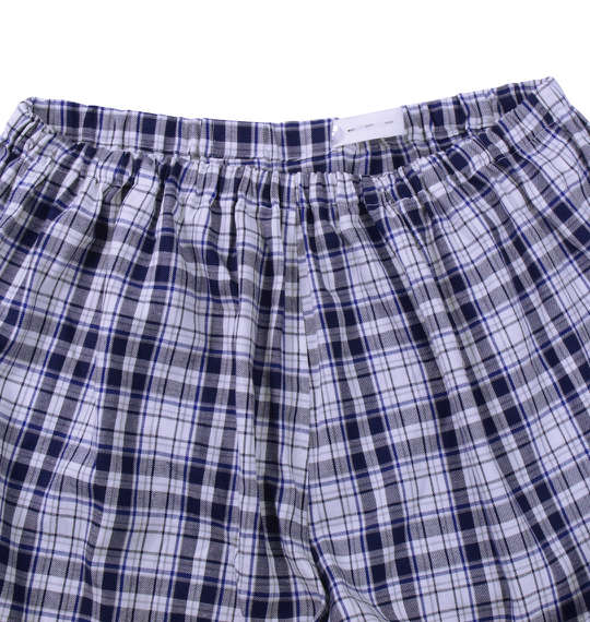 a.v.v HOMME チェック長袖パジャマ ネイビー系