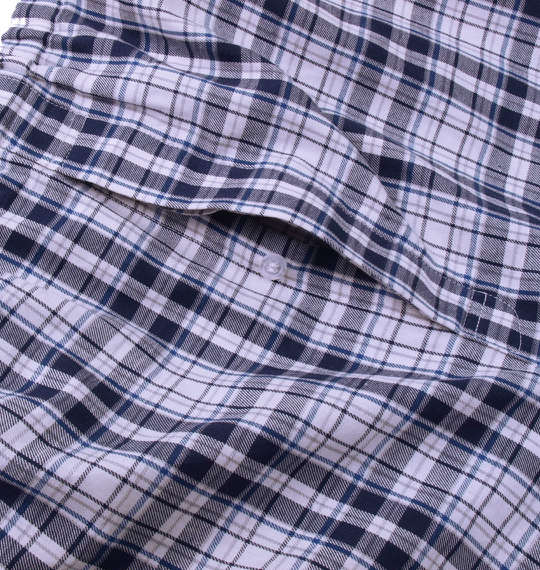 a.v.v HOMME チェック長袖パジャマ ネイビー系