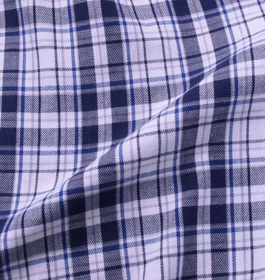 a.v.v HOMME チェック長袖パジャマ ネイビー系