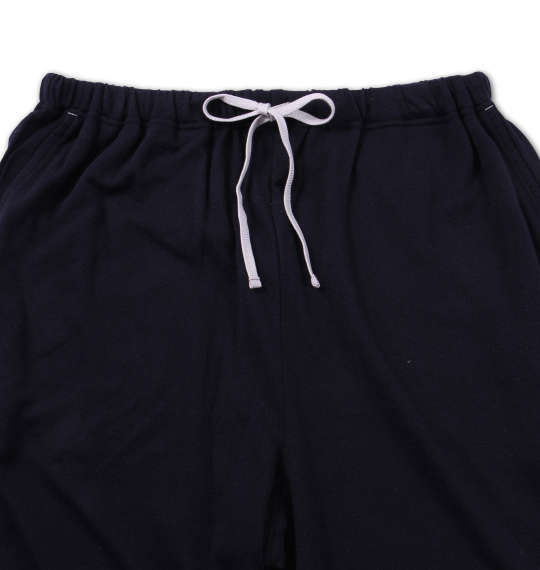 a.v.v HOMME 梨地ボーダー半袖Tシャツ+ハーフパンツ モクグレー×ネイビー