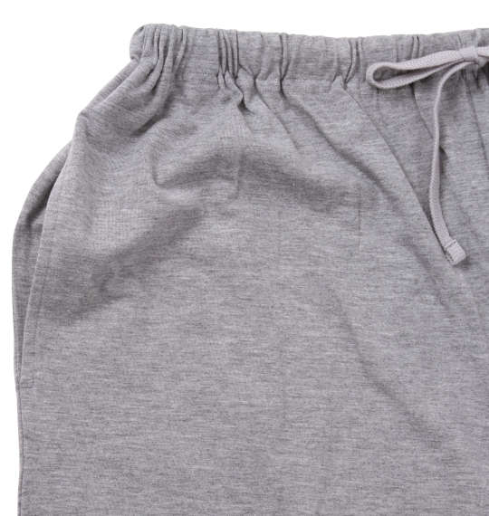 marie claire homme 天竺ボーダー半袖Tシャツ+ハーフパンツ ネイビー×グレー杢