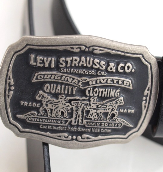 Levi's ツーホーストップベルト ブラック