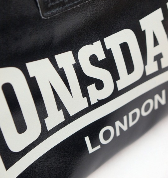 LONSDALE ホールドールバッグ ブラック