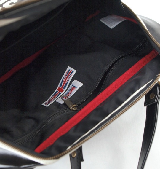 LONSDALE ホールドールバッグ ブラック