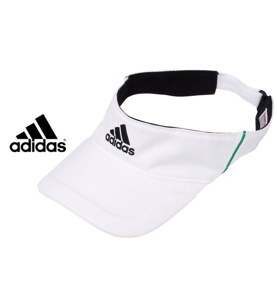 adidas サンバイザー ホワイト