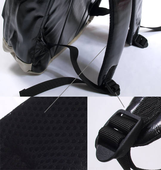 OUTDOOR PRODUCTS ネオシャイニングPUデイパック ブラック