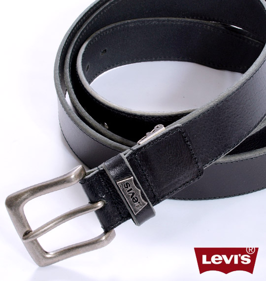 Levi's ループプレート入りベルト ブラック