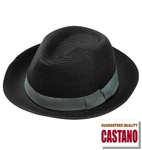  ペーパー中折れハット ブラック