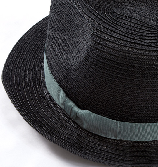  ペーパー中折れハット ブラック
