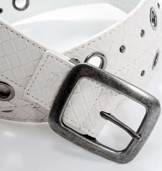 RUSS-K ハトメベルト ホワイト