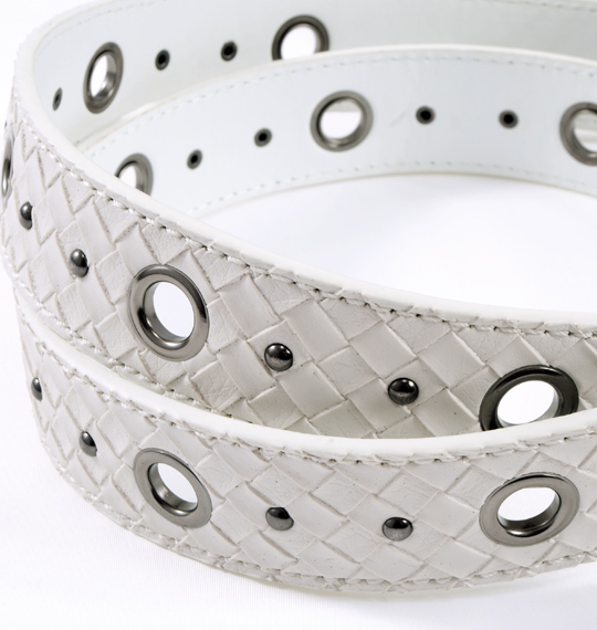 RUSS-K ハトメベルト ホワイト