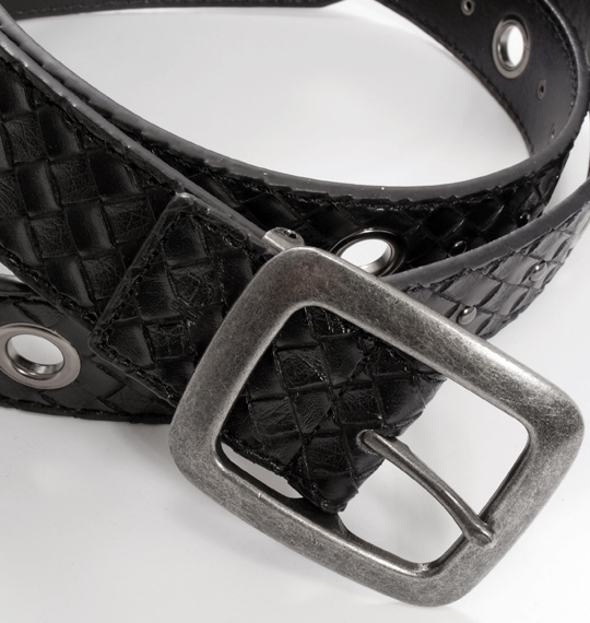 RUSS-K ハトメベルト ブラック