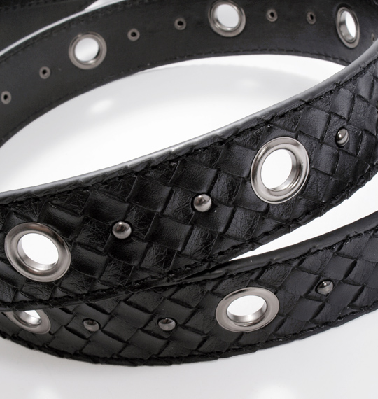 RUSS-K ハトメベルト ブラック