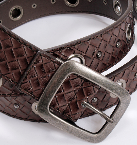 RUSS-K ハトメベルト ブラウン