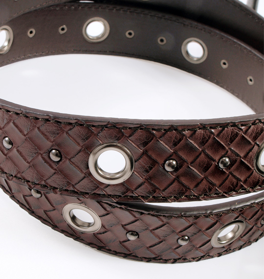 RUSS-K ハトメベルト ブラウン