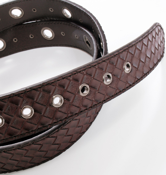 RUSS-K ハトメベルト ブラウン