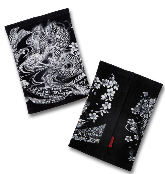 絡繰魂 サポーター ブラック(龍柄)