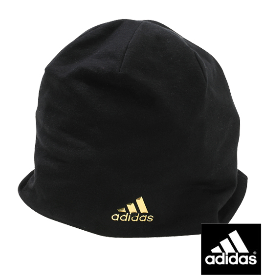 adidas ストレッチジャージビーニー ブラック
