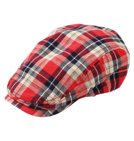 CASTANO チェックハンチング レッド系