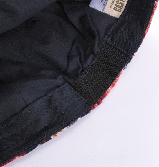 CASTANO チェックハンチング レッド系