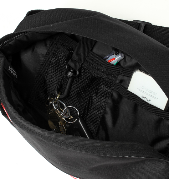 VANS ヒップバッグ レッド×ブラック