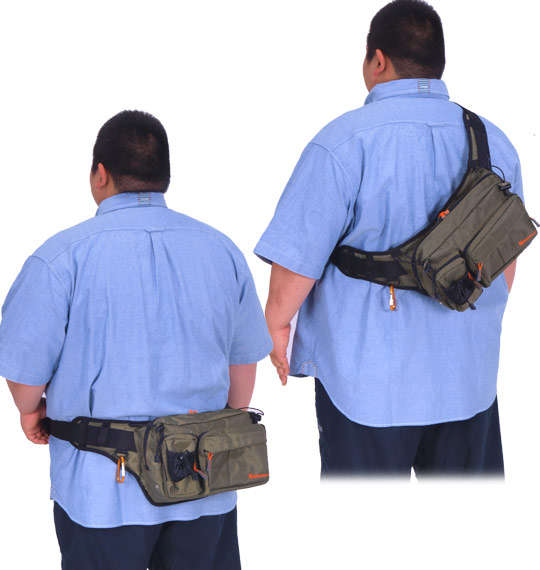 GEECRACK ヒップバッグ カーキ
