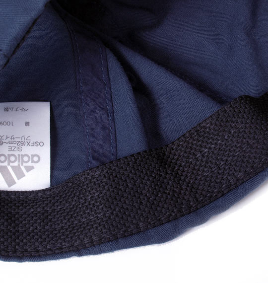 adidas ヘリンボーンキャップ ネイビー