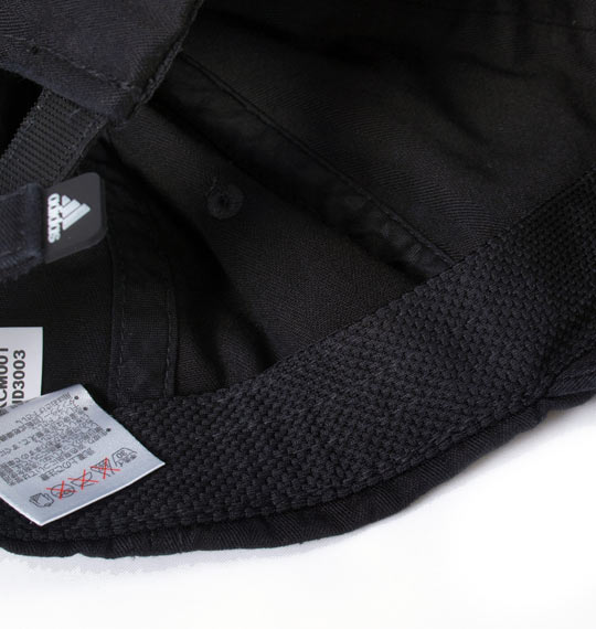 adidas ヘリンボーンキャップ ブラック