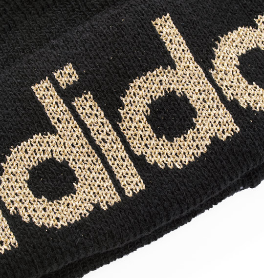 adidas ロゴジャガードワッチ ブラック