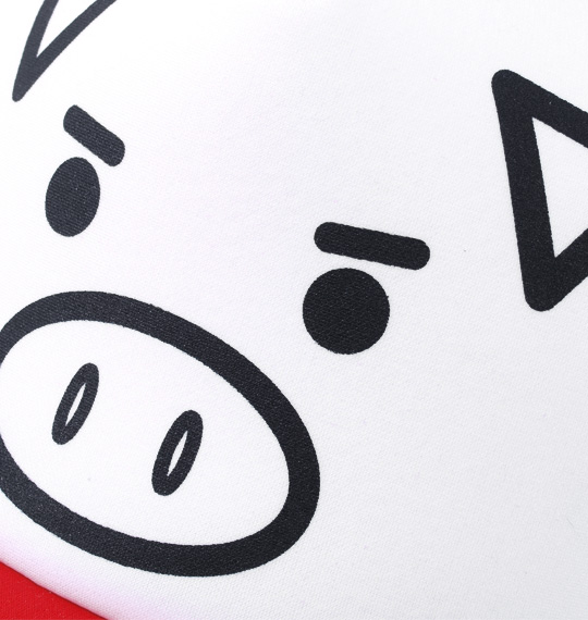 豊天 メッシュキャップ レッド×ホワイト