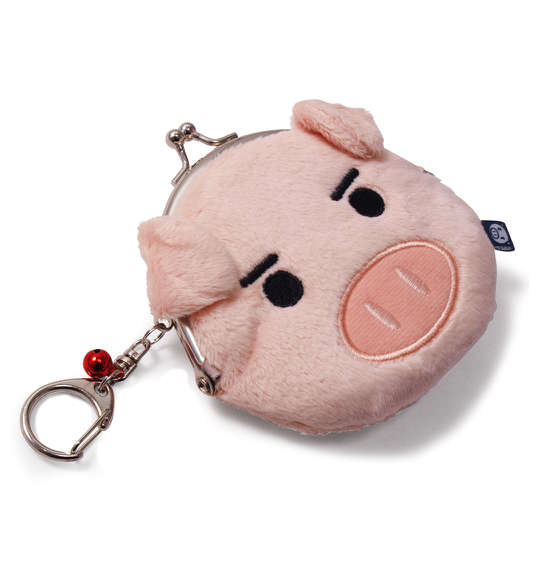 豊天 美豚がま口 ベージュ