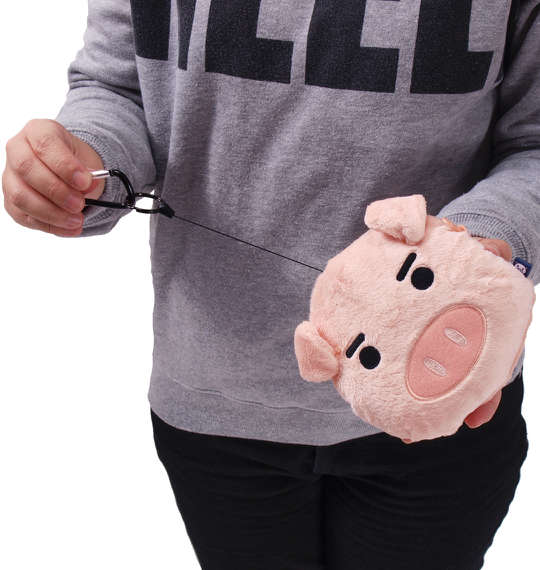 豊天 美豚フェイスパスケース ベージュ