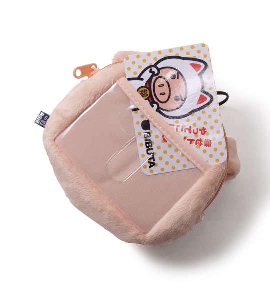 豊天 美豚フェイスパスケース ベージュ