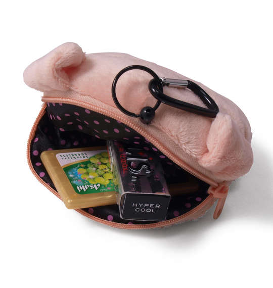 豊天 美豚フェイスパスケース ベージュ