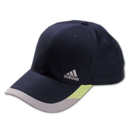 adidas エステルピケキャップ ネイビー