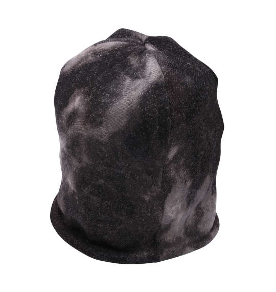 CASTANO タイダイ柄リバーシブルビーニー ブラック×チャコール