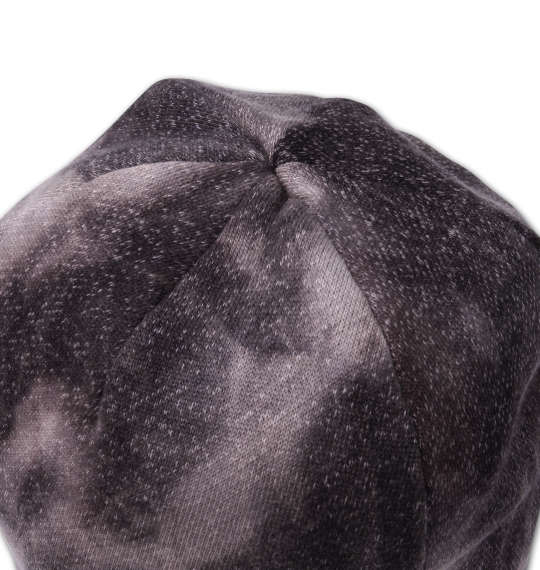 CASTANO タイダイ柄リバーシブルビーニー ブラック×チャコール