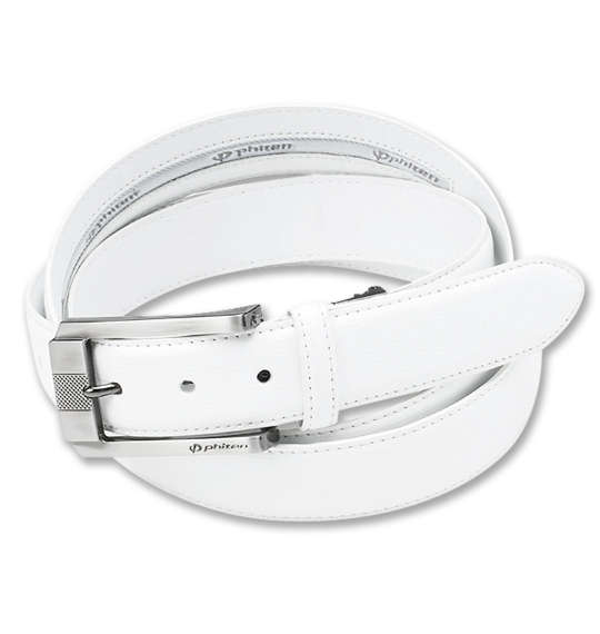Phiten エンボス加工ベルト ホワイト